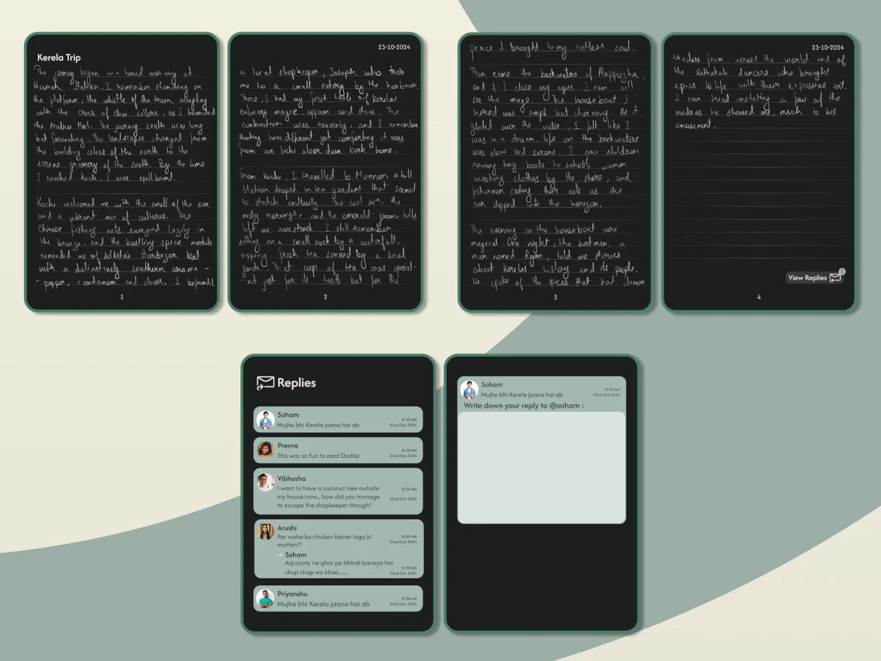 Double screen diary，Memory preservation，emotional connection，Older users，DUAL-SCREEN，