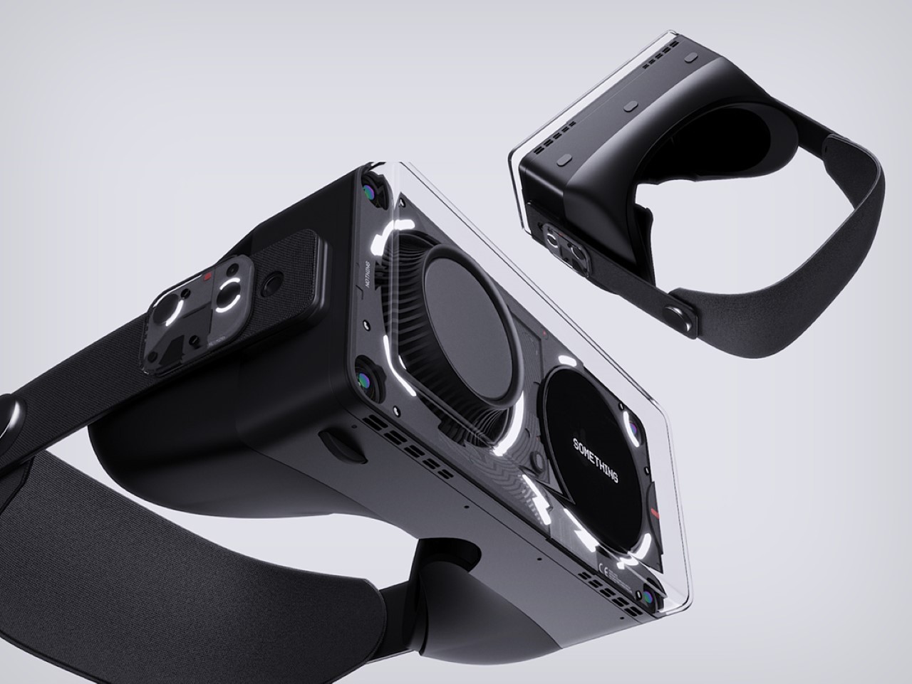 Nothing VR (1)，VR head display，Android XR，Transparent design，