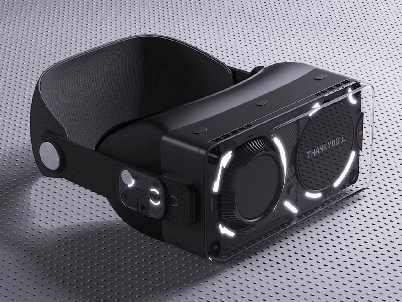 Nothing VR (1)，VR head display，Android XR，Transparent design，