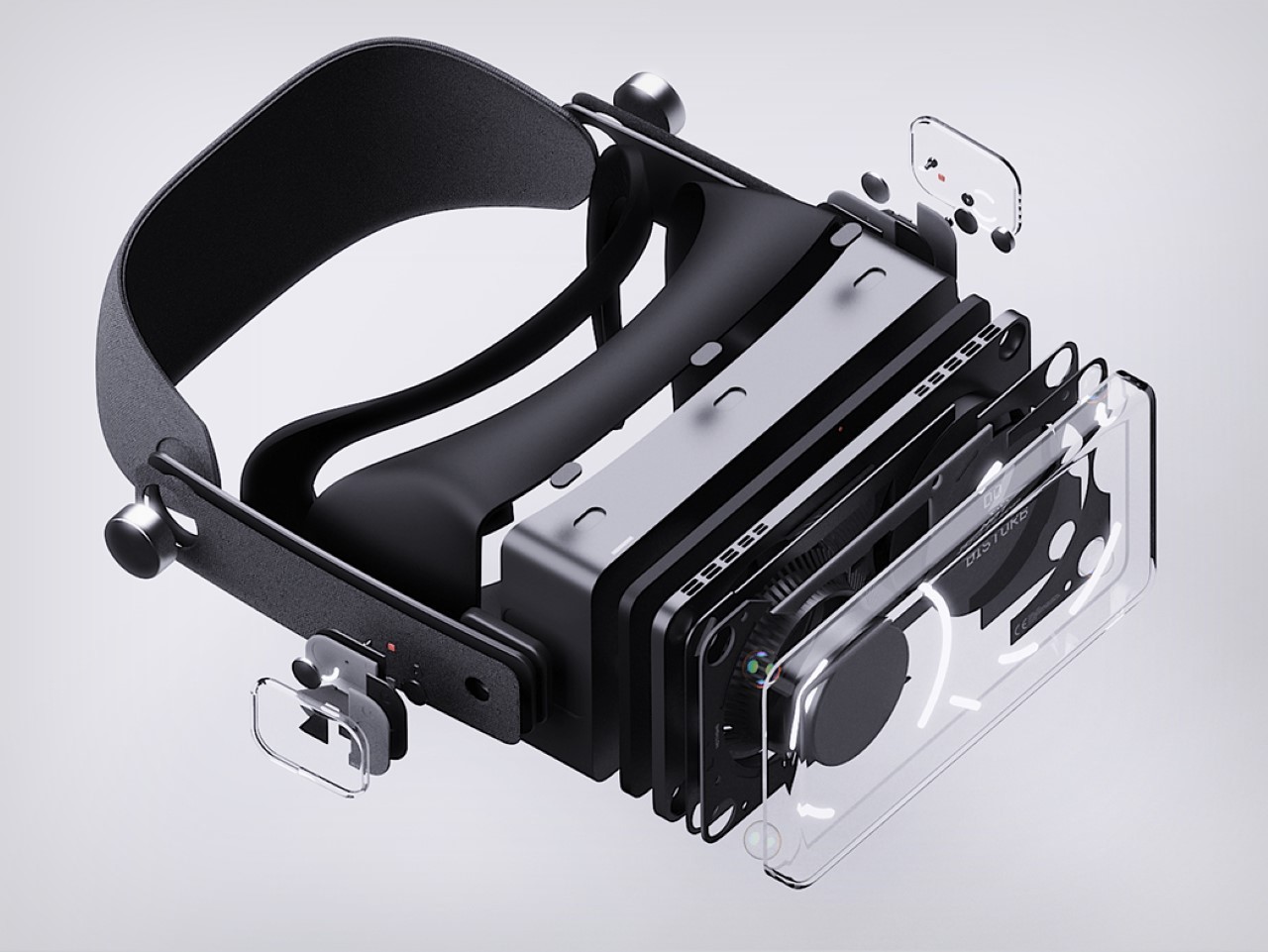 Nothing VR (1)，VR head display，Android XR，Transparent design，