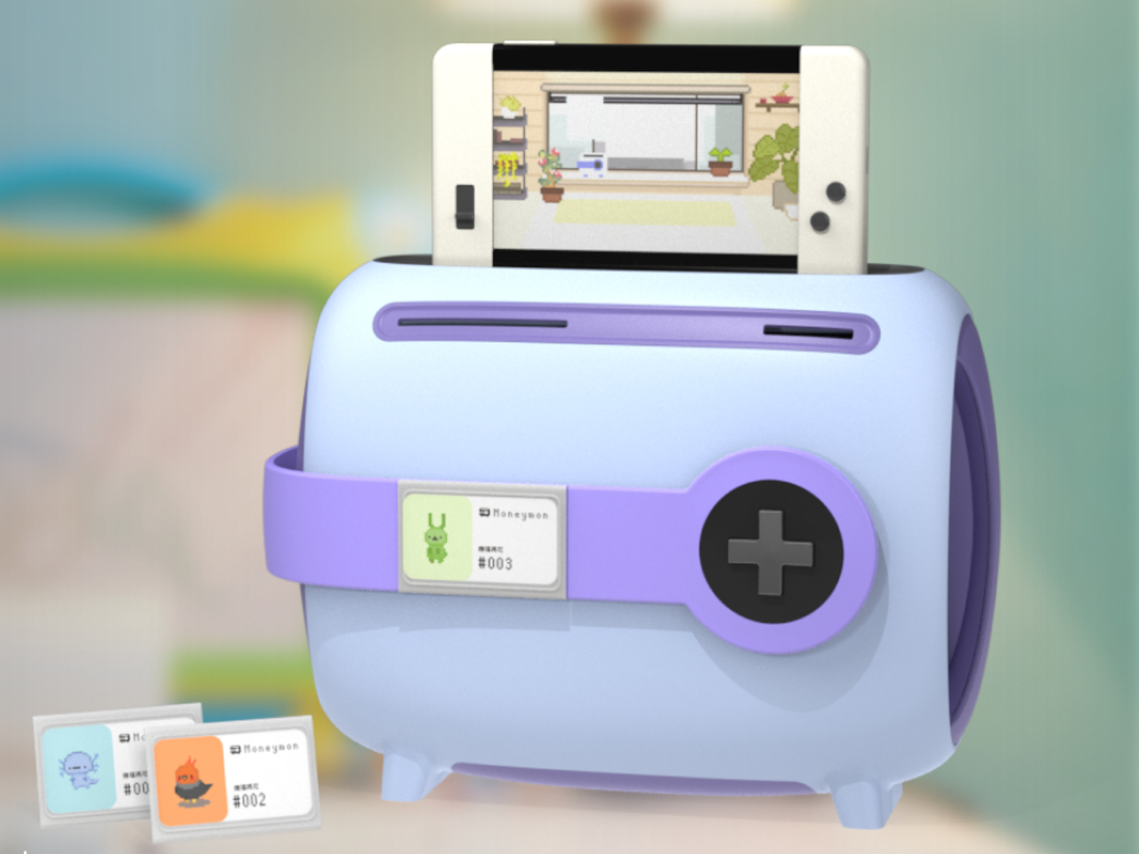 Piggy bank，interaction concept，Savings Education，SafuMuni，