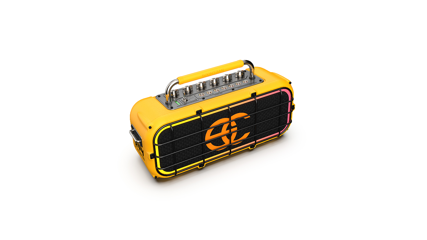 outdoors，loudspeaker box，