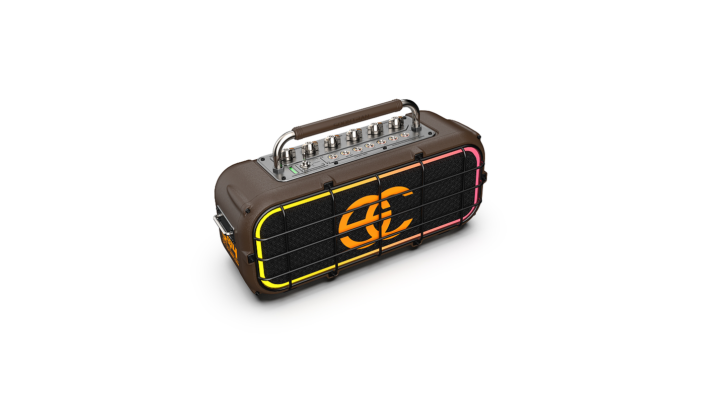 outdoors，loudspeaker box，