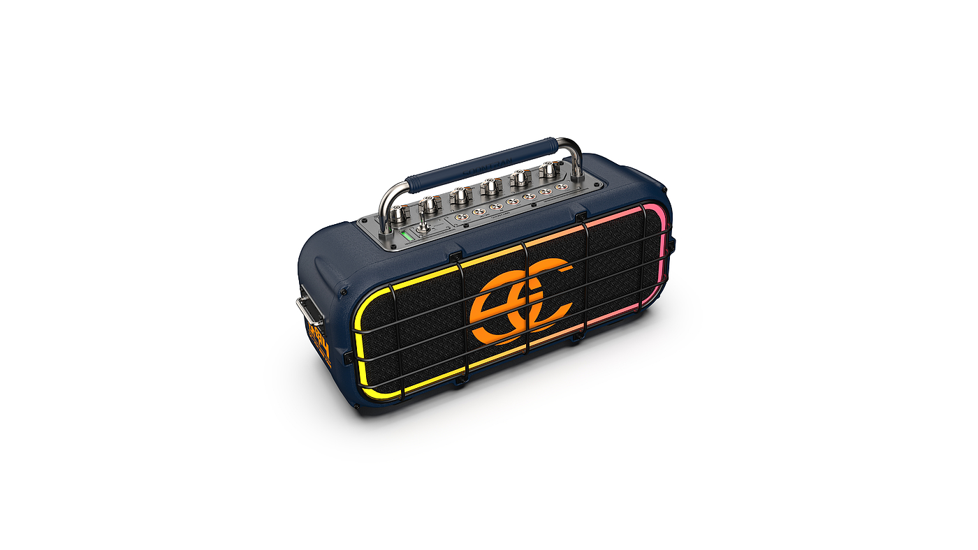 outdoors，loudspeaker box，