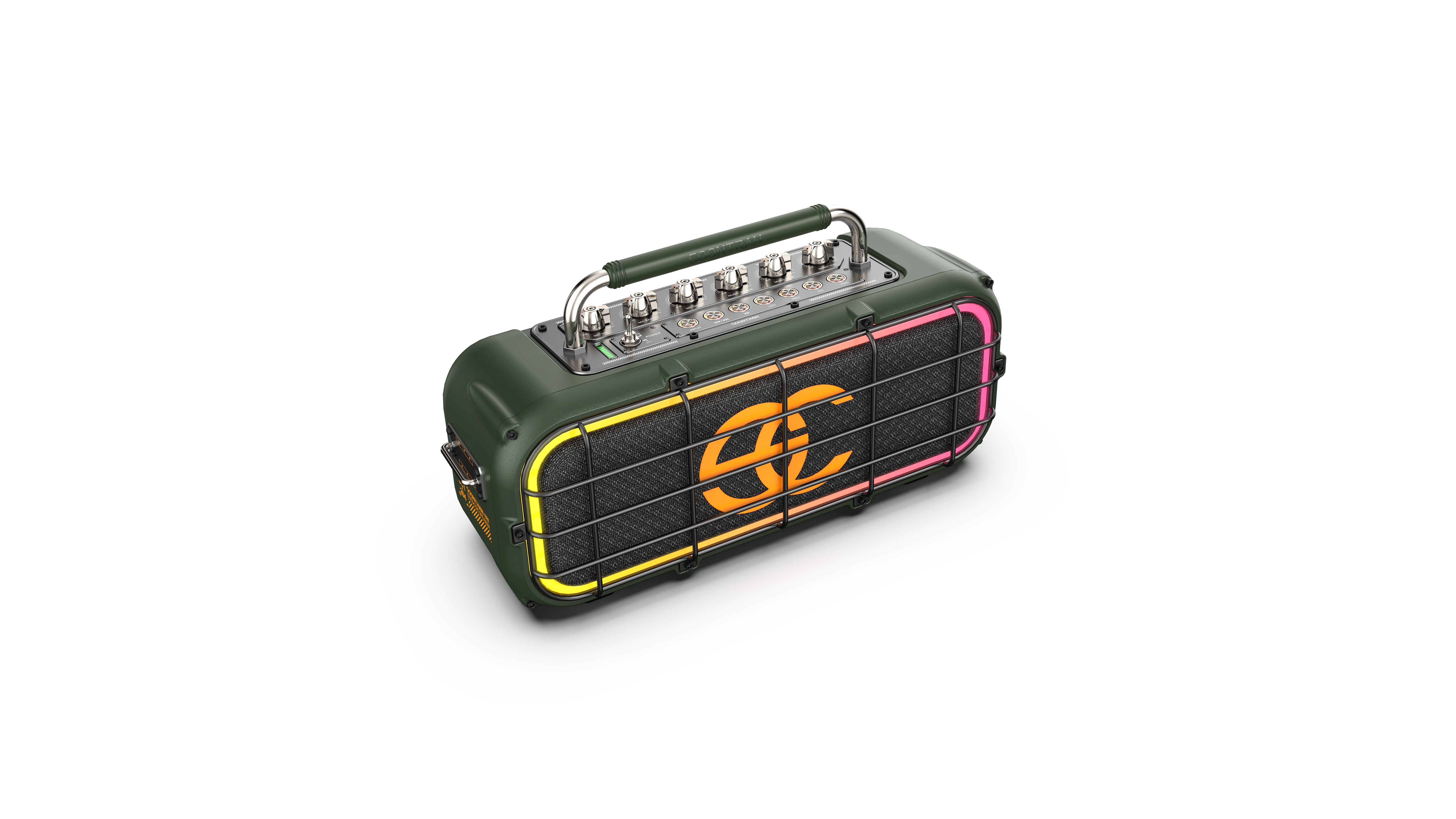 outdoors，loudspeaker box，