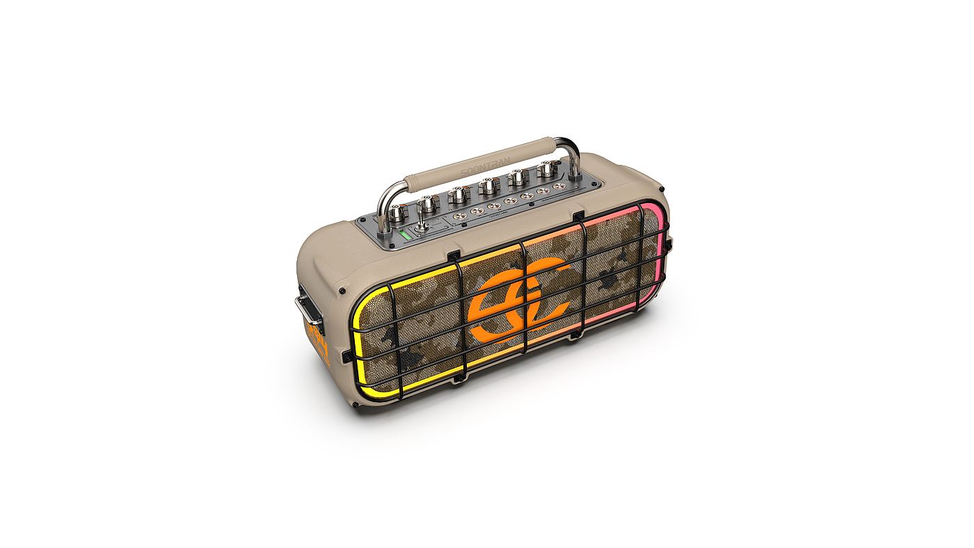 outdoors，loudspeaker box，