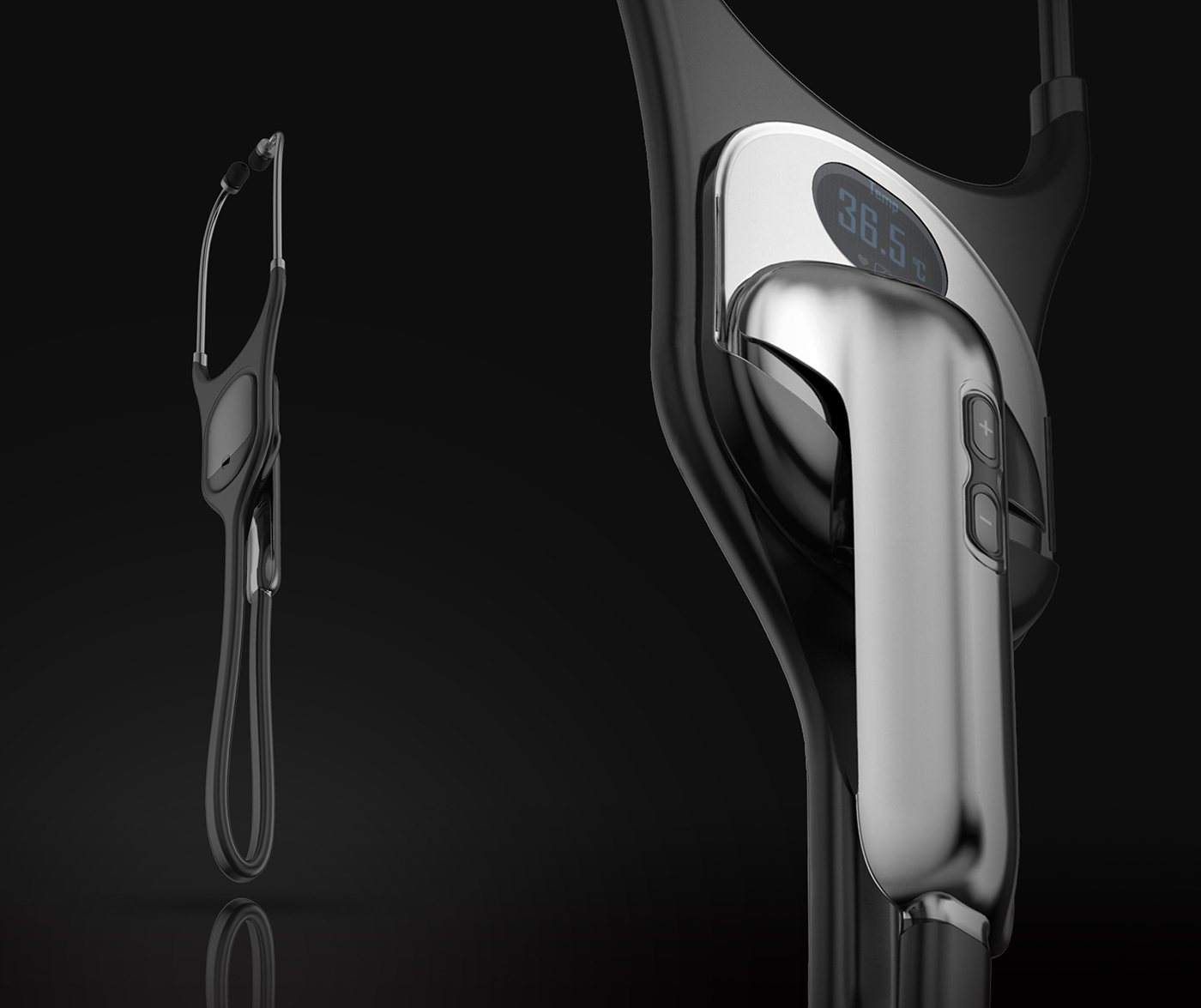 industrial design，intelligence，display，Stethoscope，medical care，