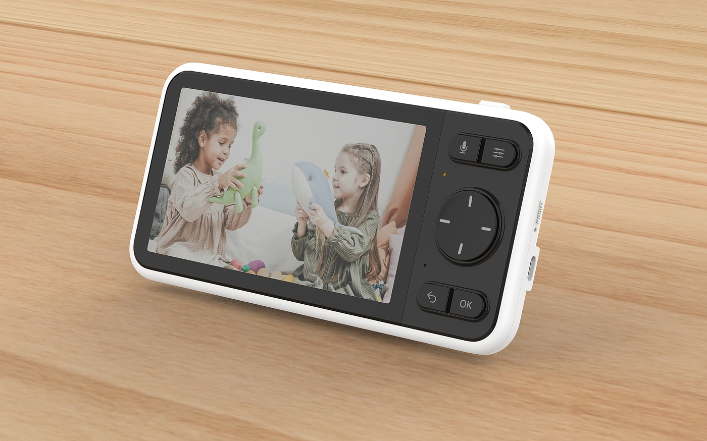 Baby Watcher Display，5.5 inch display screen design，Baby_Monitor，Rechargeable display，