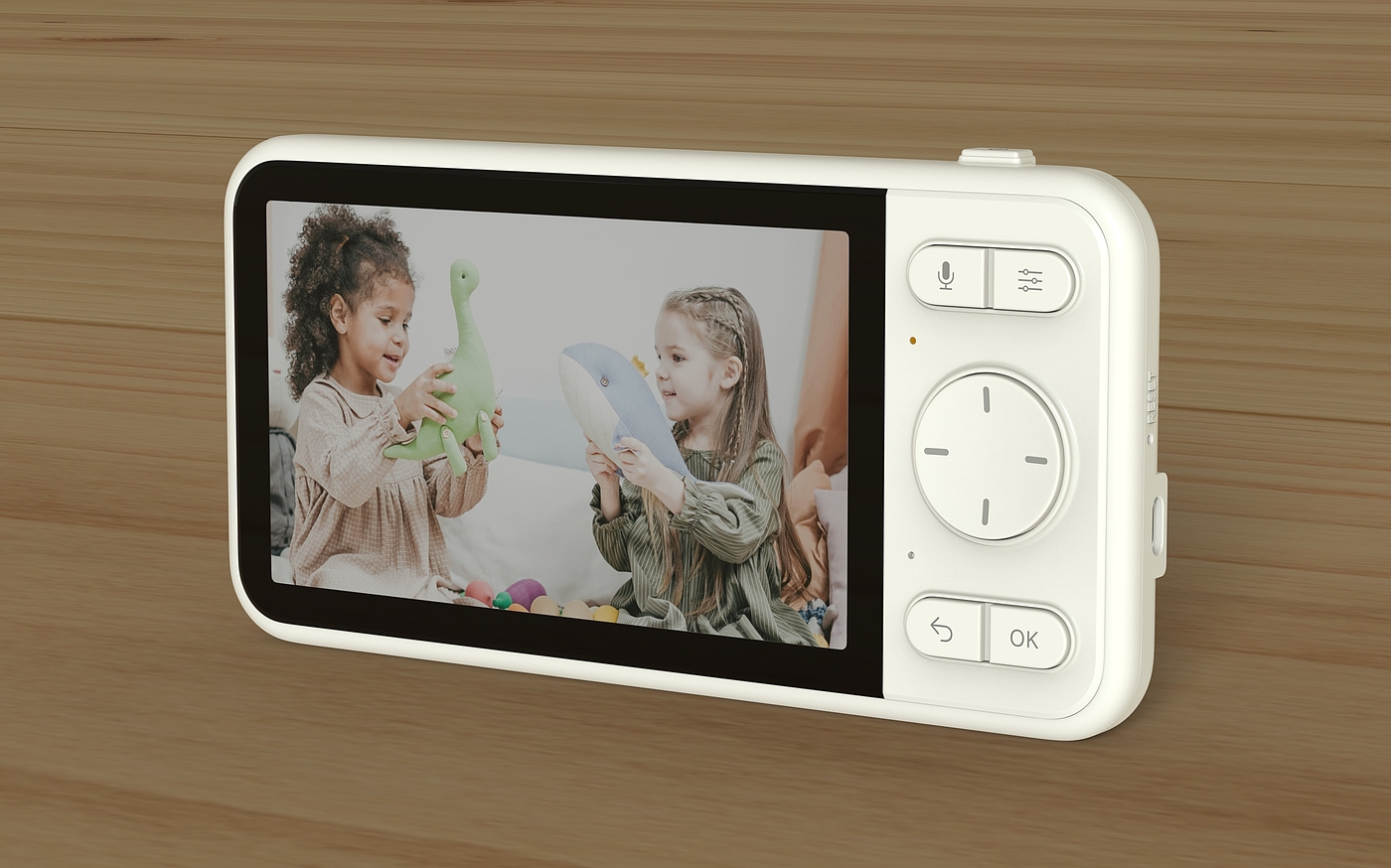 Baby Watcher Display，5.5 inch display screen design，Baby_Monitor，Rechargeable display，