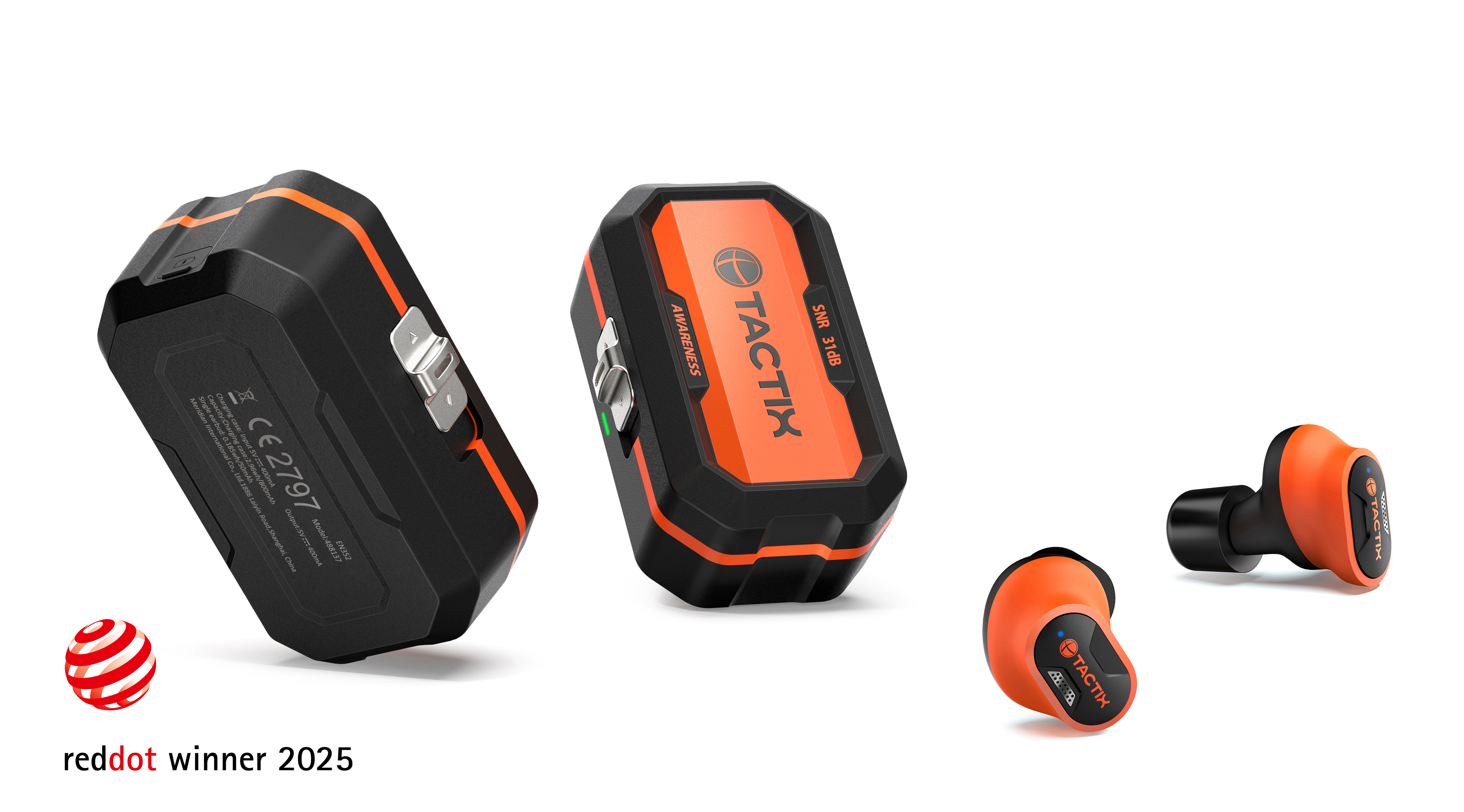 Industrial wind，earbuds，Hearing protection，Red Dot Award Reddot，Noise Reduction Perception Headset，TWS Wireless Bluetooth，