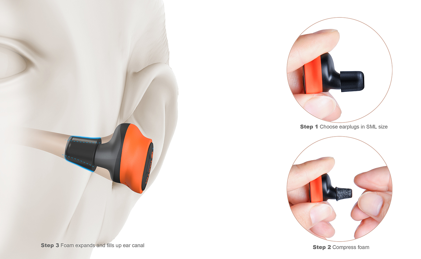 Industrial wind，earbuds，Hearing protection，Red Dot Award Reddot，Noise Reduction Perception Headset，TWS Wireless Bluetooth，