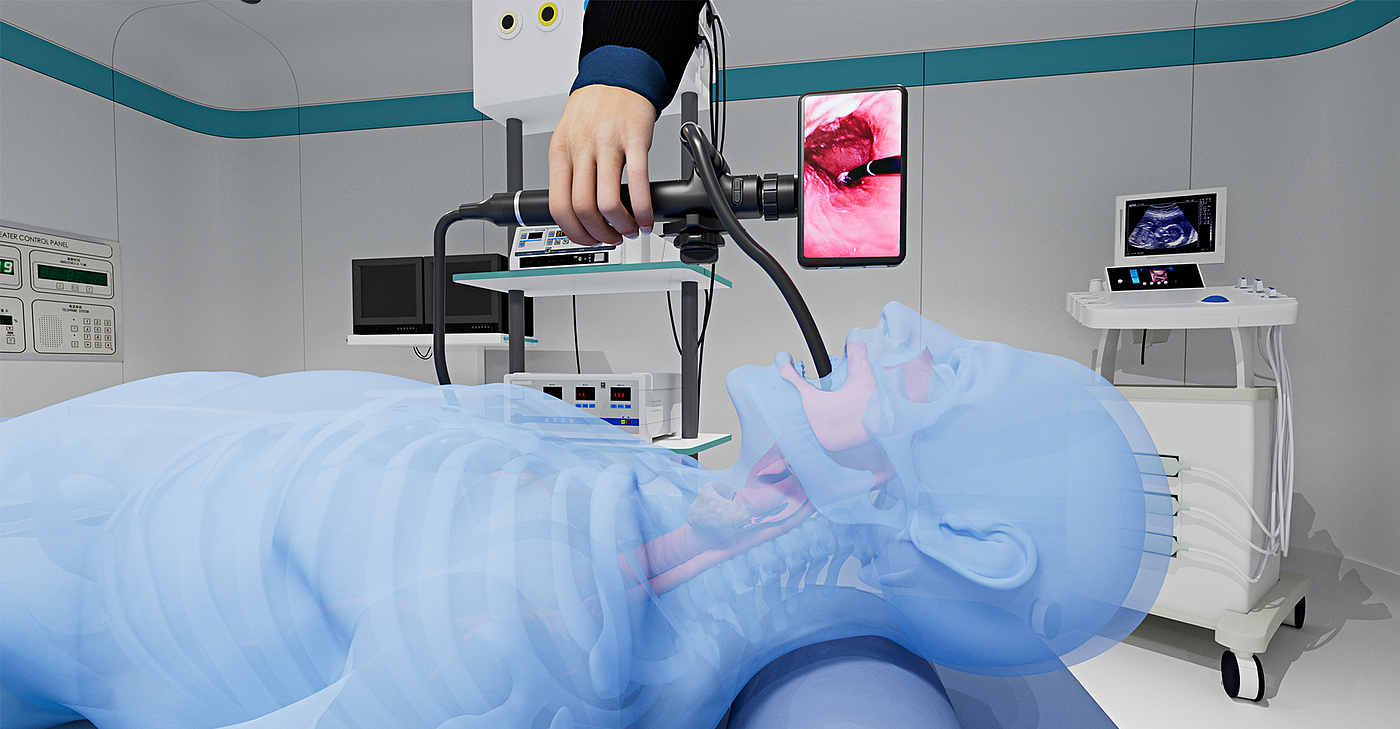 Electrogastrogram Machine electronic gastroscope design x whale jubilee design - PUXIANG