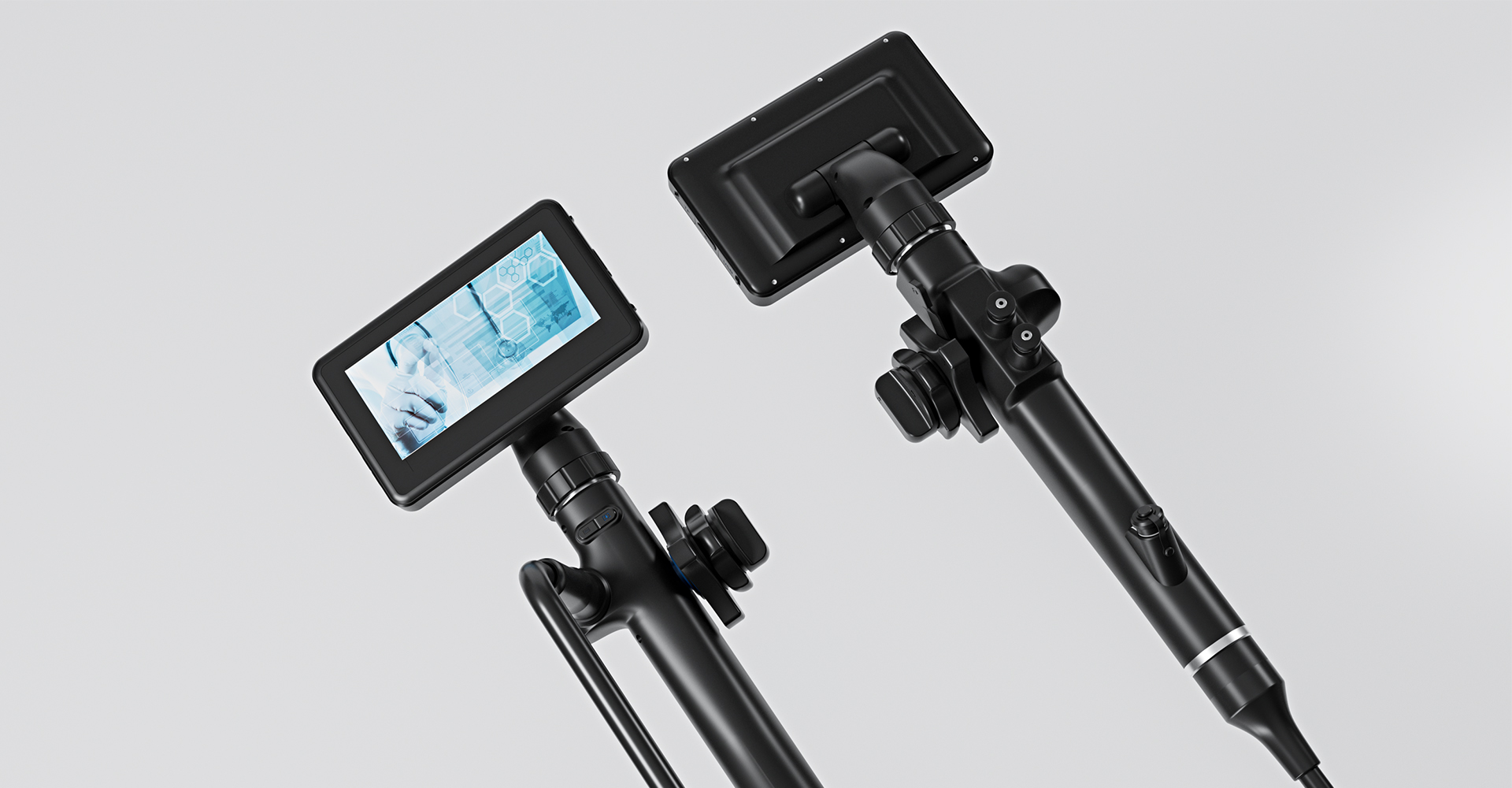 Electronic gastroscope design，Gastroscope appearance design，Industrial design of gastroscope，Medical product design，Appearance design，Structural design，Medical device design company，