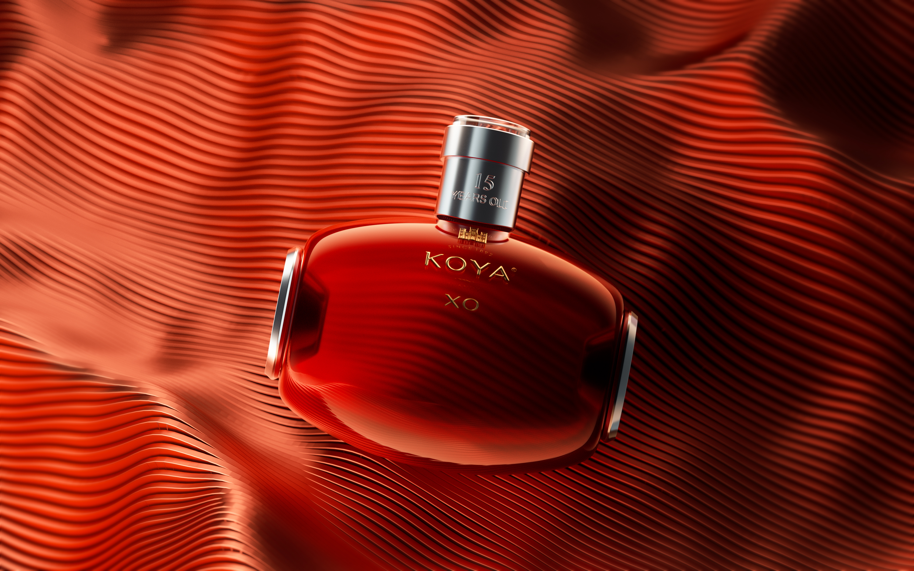 C4D, brandy three-dimensional rendering，