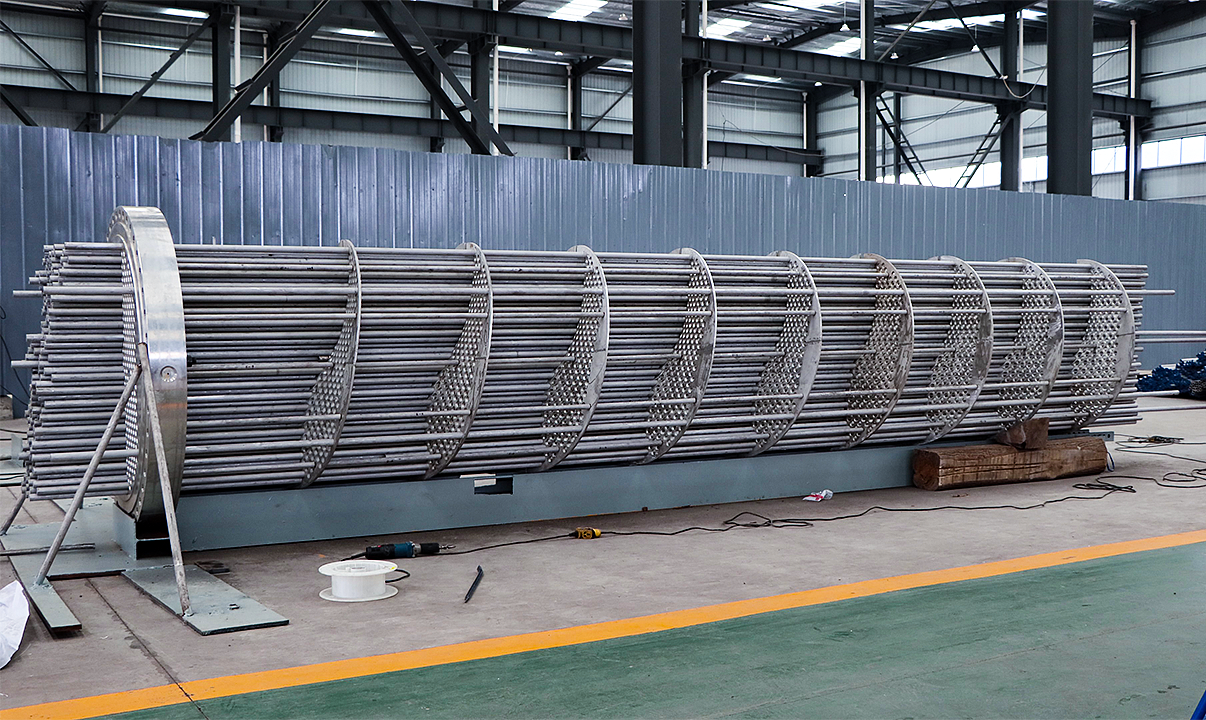shell and tube heat exchanger，Continuous helical baffle heat exchanger，bow baffle heat exchanger，