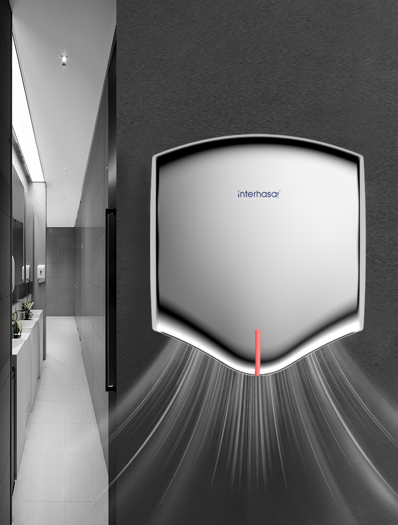 Hand drying, drying, stainless steel，Beautiful, fashionable and practical，