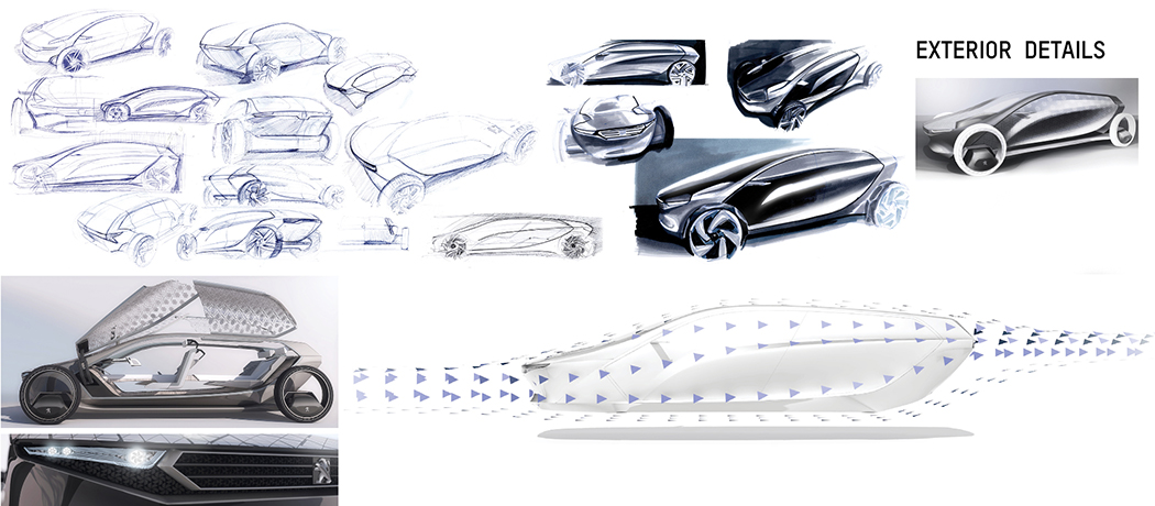 Control light entry，transparent，Magnetic suspension，UVA concept car，future，