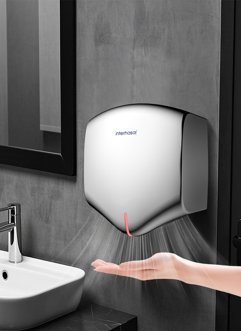 Hand drying, drying, stainless steel，Beautiful, fashionable and practical，