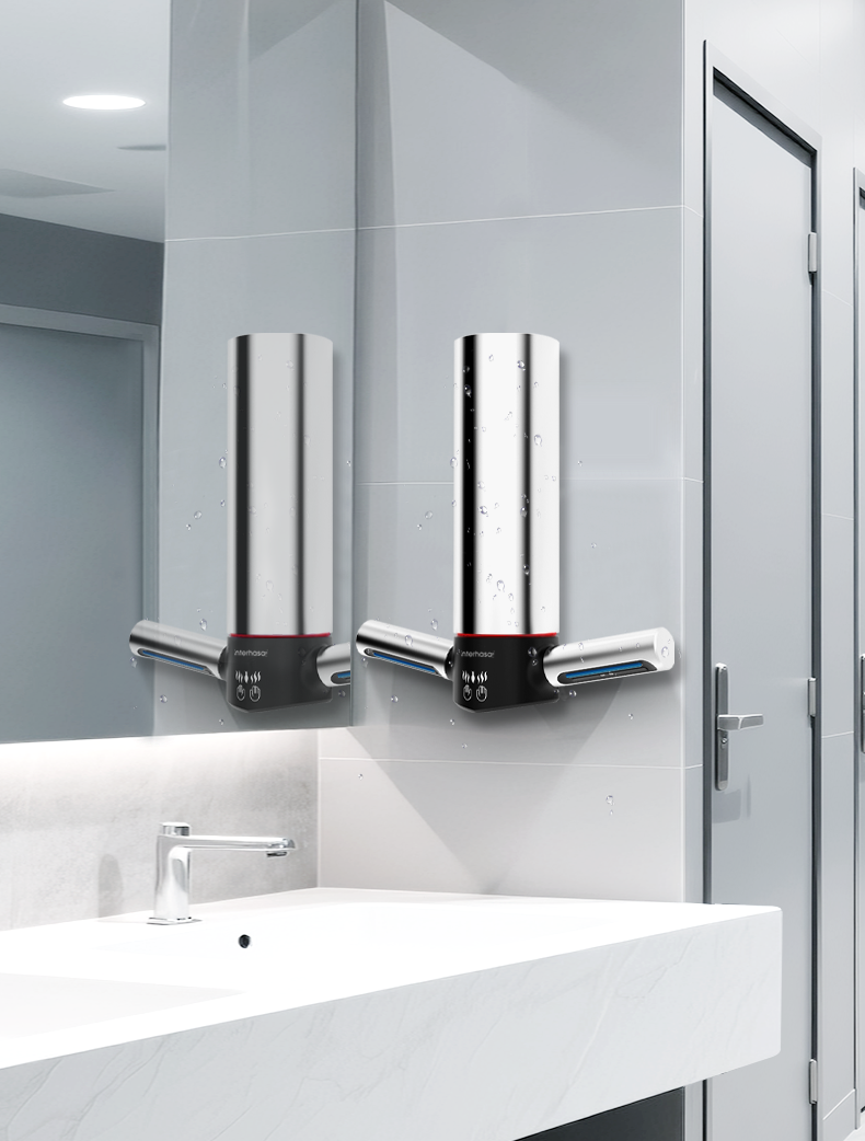 Dry hands, drying, stainless steel, beautiful, fashionable, differentiated，