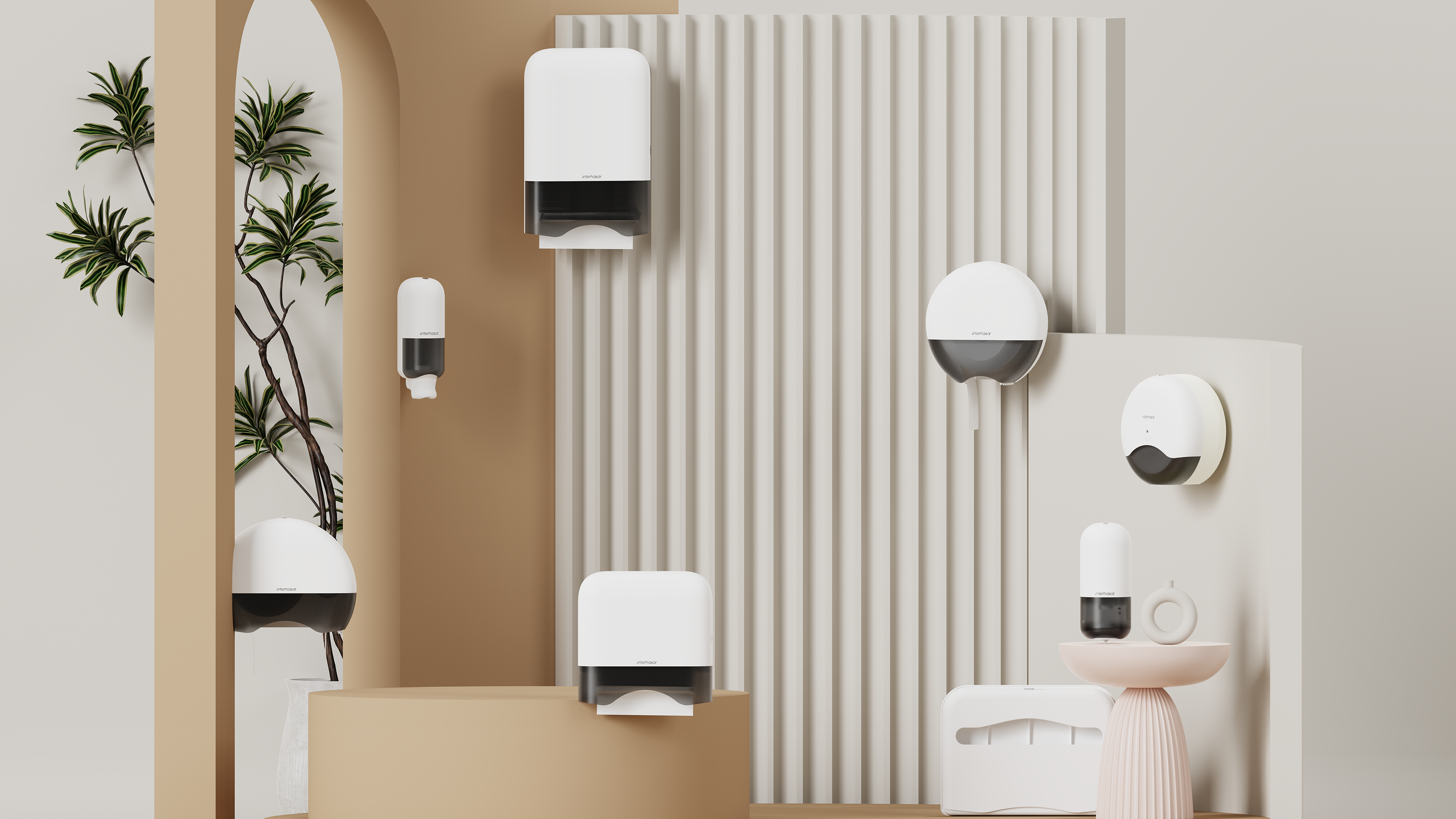 Beautiful, fashionable, round, tissue box，