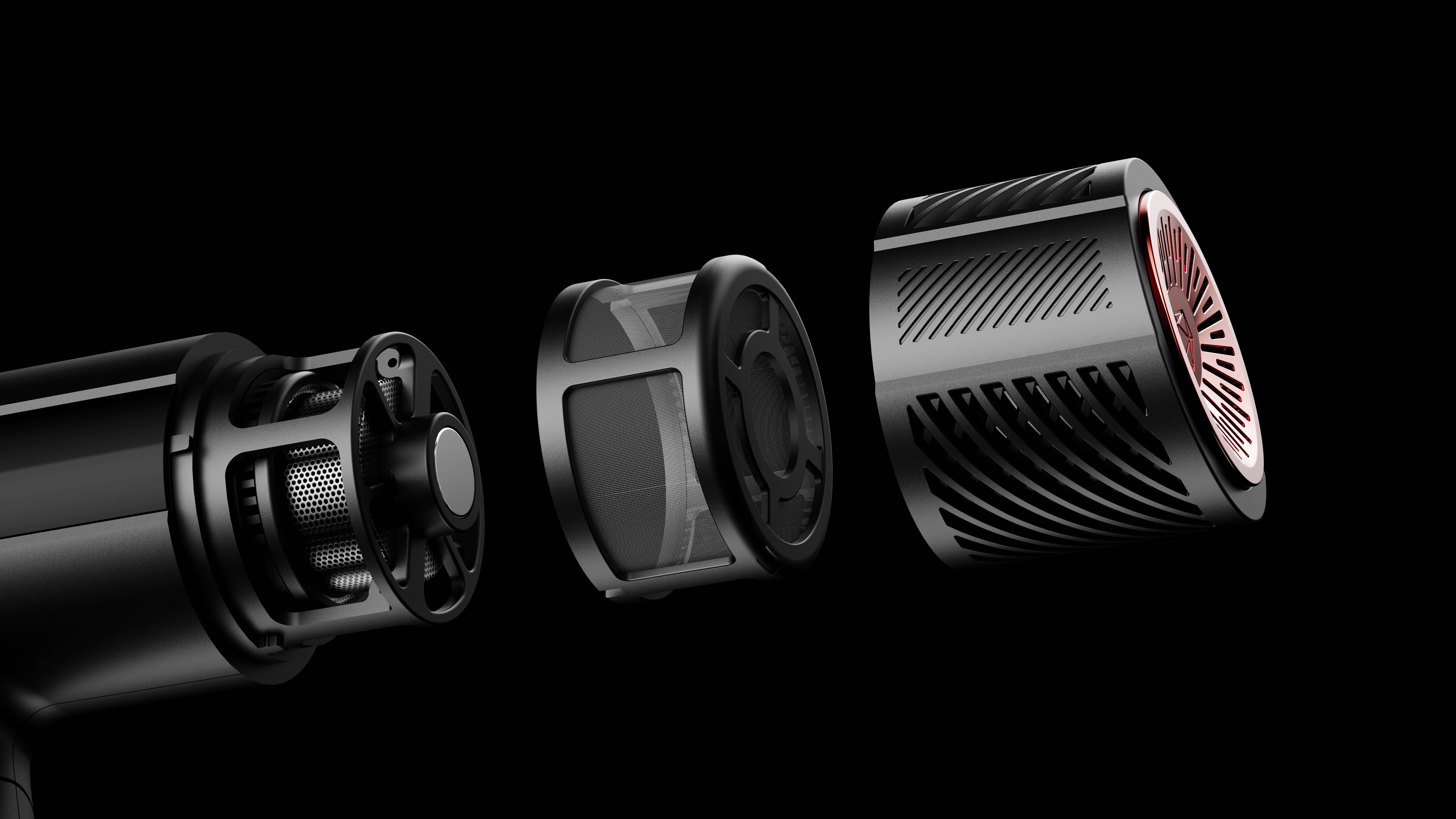 High speed hair dryer，Air duct，fold，