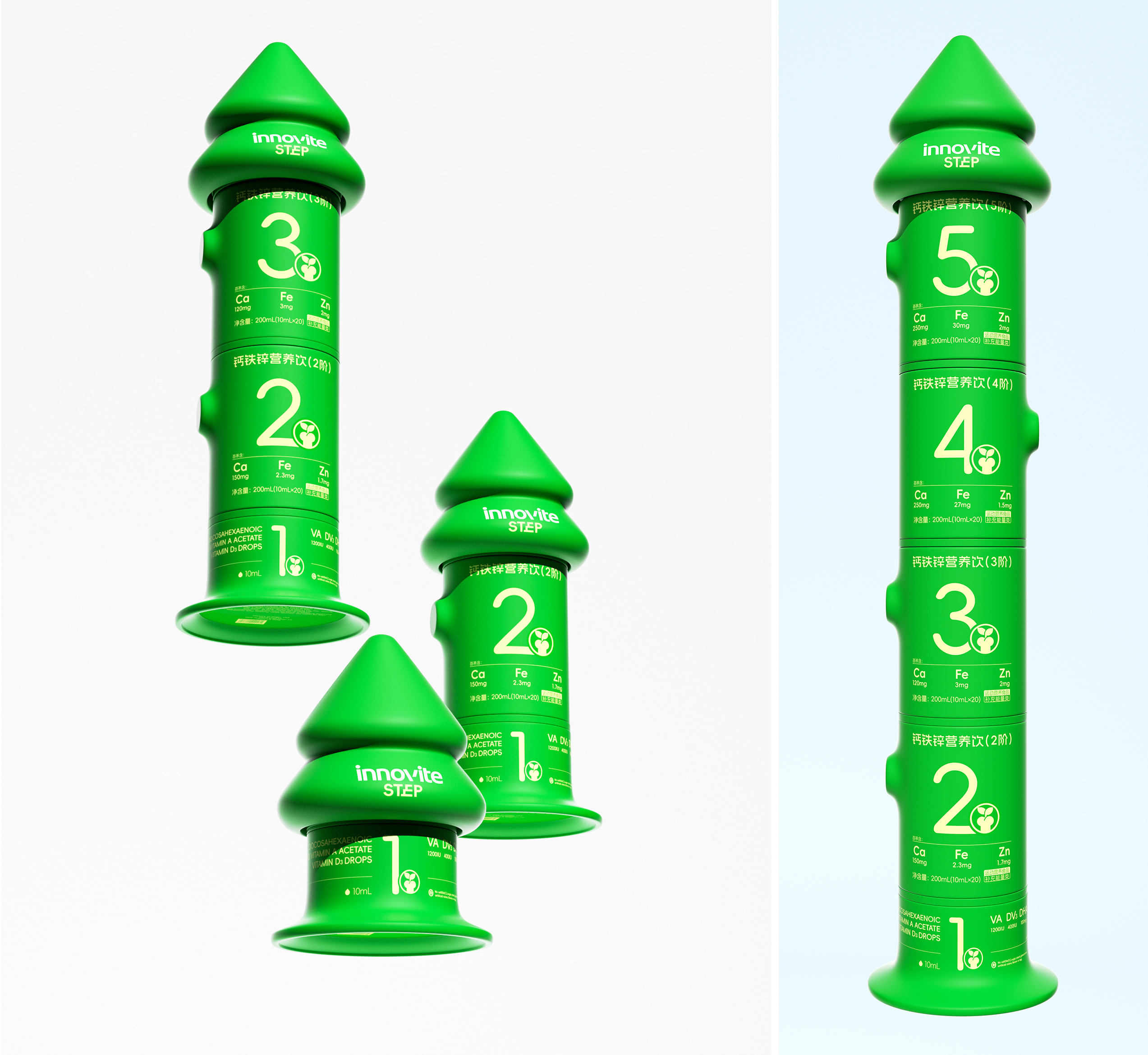 product design，packing design，Great health，Super Symbol，Child Nutrition，Bottle design，