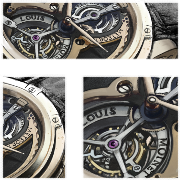 industrial design，Hand drawn，design sketch，Wrist watch，