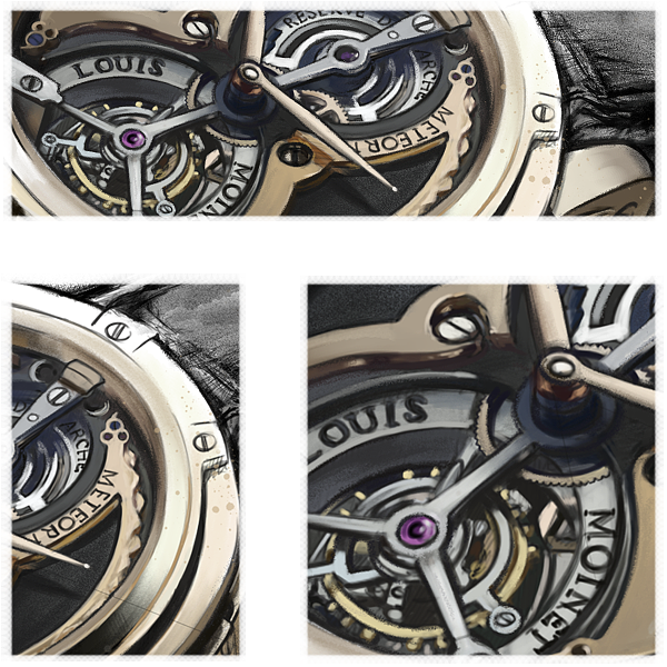industrial design，Hand drawn，design sketch，Wrist watch，