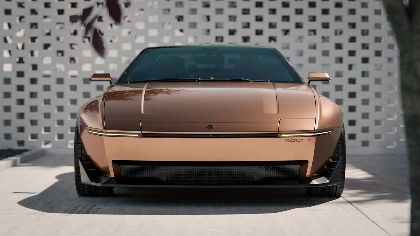 automobile，vehicle，Nissan 500SX，conceptual design，