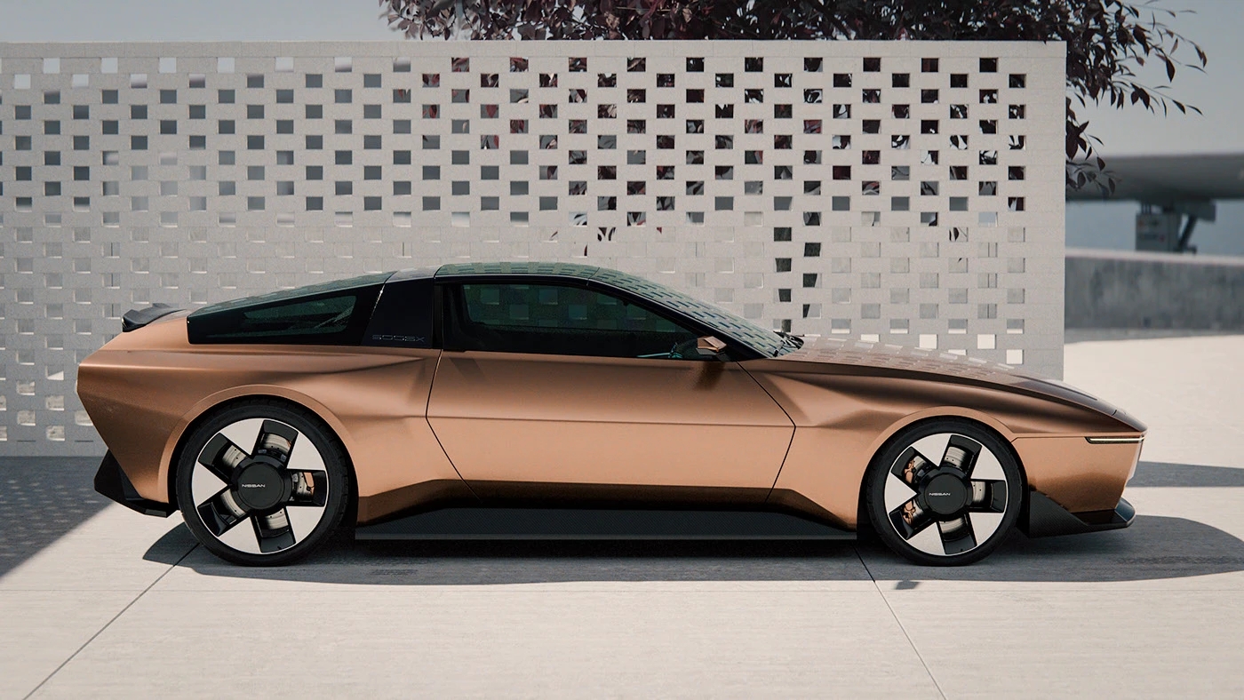 automobile，vehicle，Nissan 500SX，conceptual design，