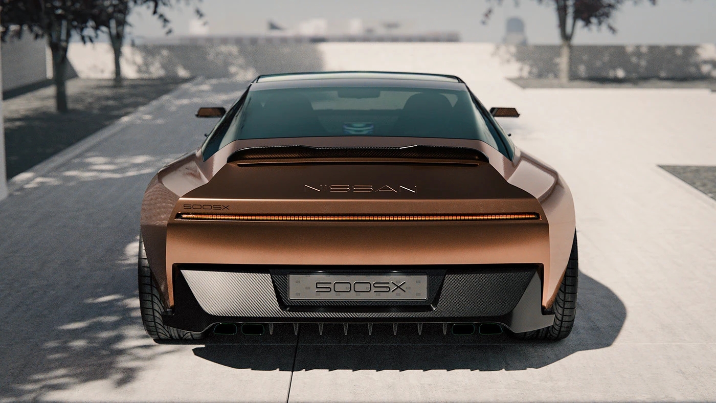 automobile，vehicle，Nissan 500SX，conceptual design，