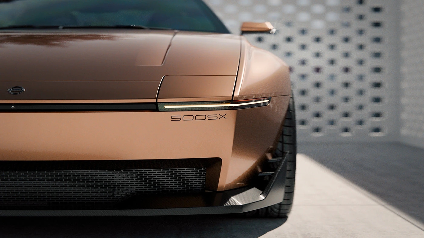 automobile，vehicle，Nissan 500SX，conceptual design，