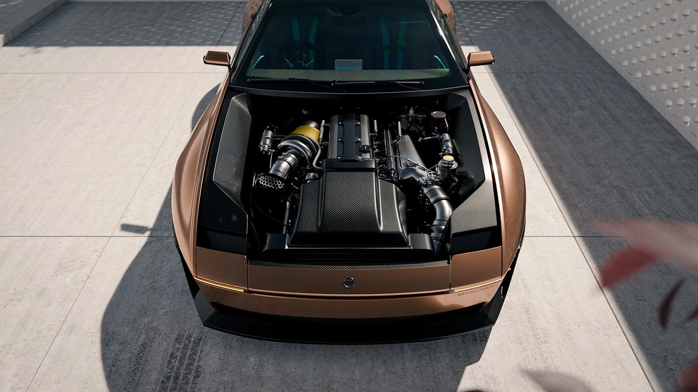 automobile，vehicle，Nissan 500SX，conceptual design，