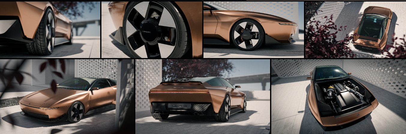 automobile，vehicle，Nissan 500SX，conceptual design，