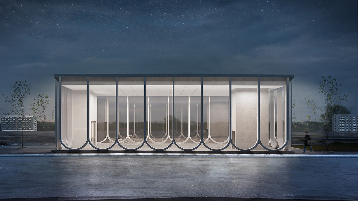 metro，Public facilities design，Public transportation，Urban transportation，Architectural design，space design ，architectural space ，modern stylish，
