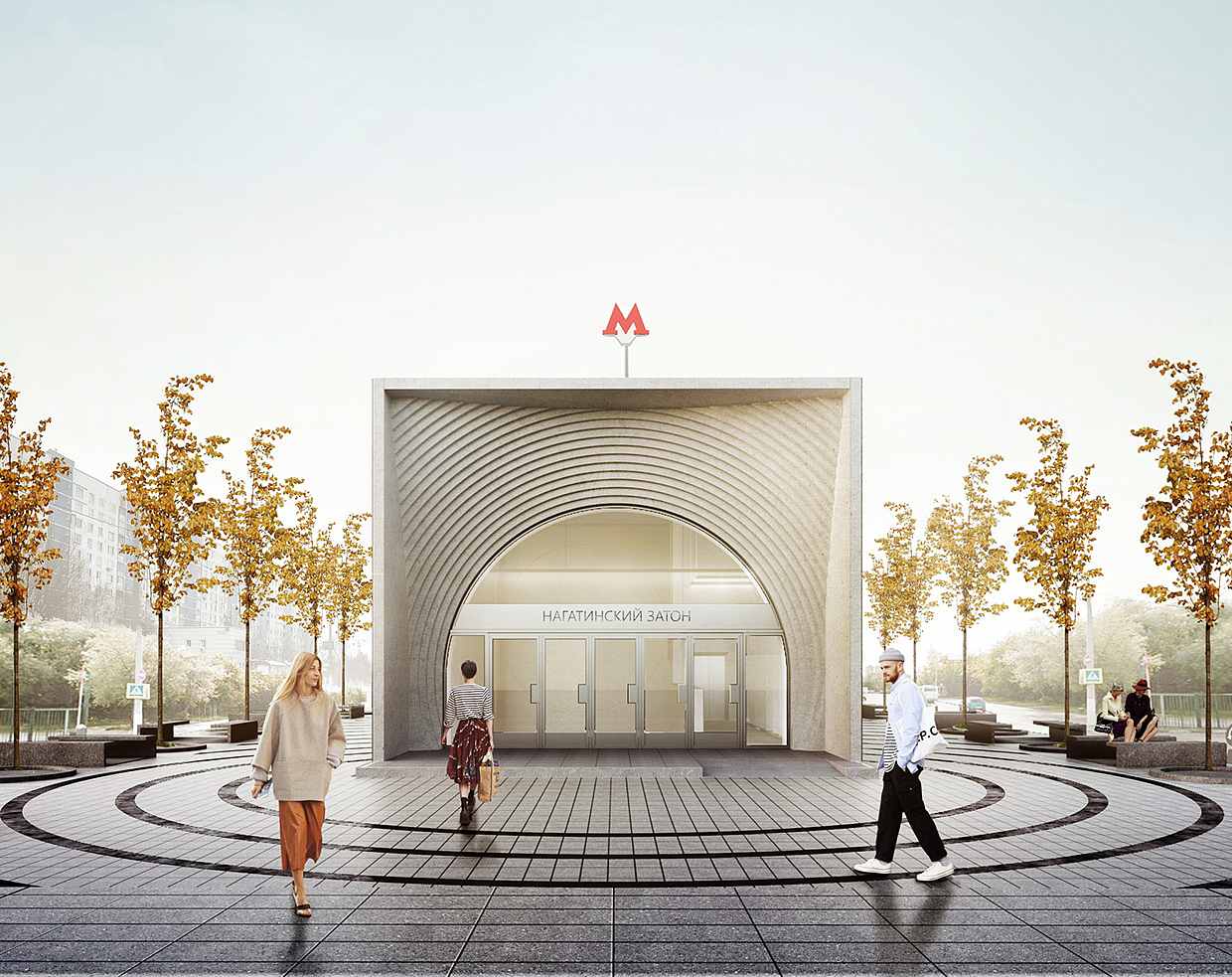 metro，Public facilities design，Public transportation，Urban transportation，Architectural design，space design ，architectural space ，modern stylish，