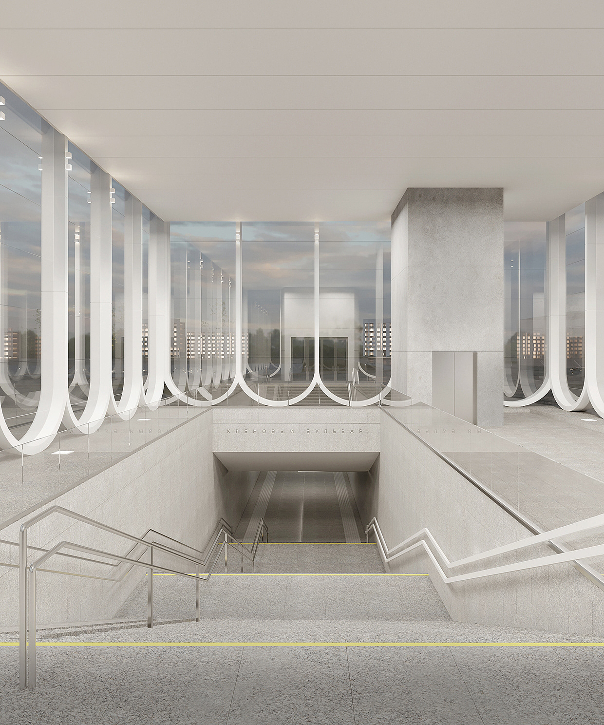 metro，Public facilities design，Public transportation，Urban transportation，Architectural design，space design ，architectural space ，modern stylish，