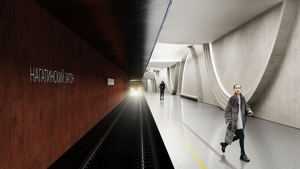 metro，Public facilities design，Public transportation，Urban transportation，Architectural design，space design ，architectural space ，modern stylish，