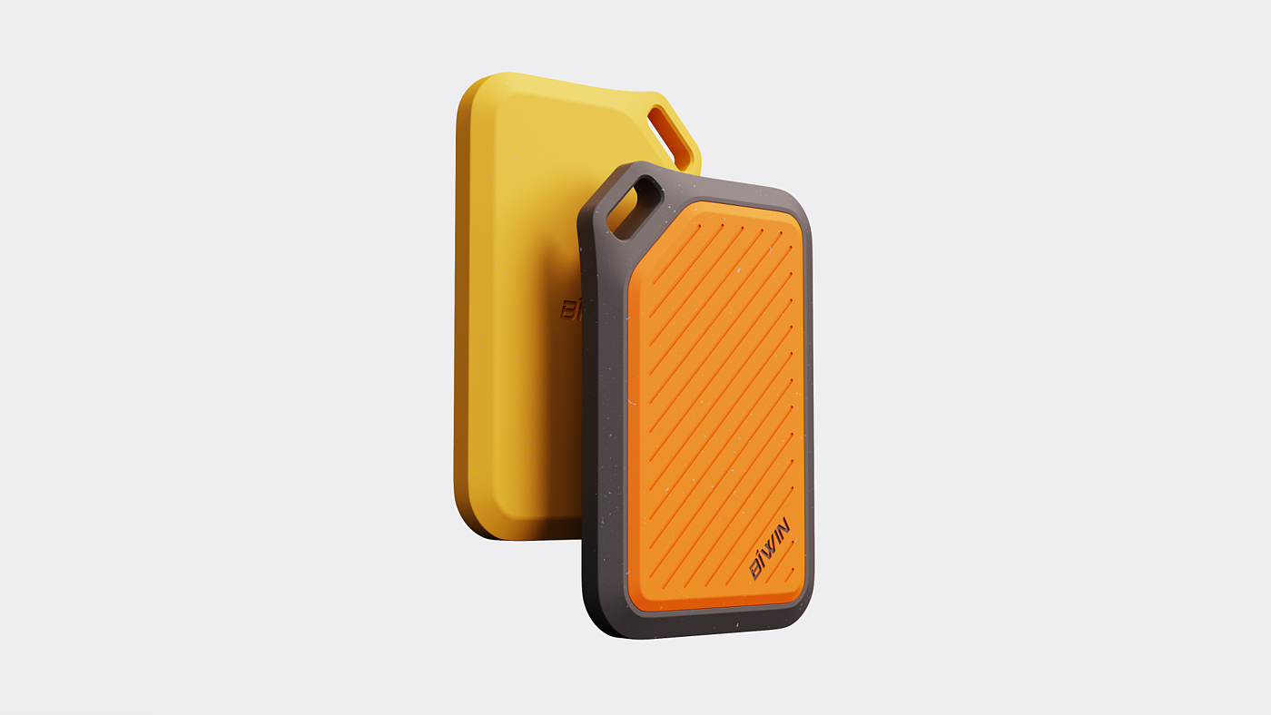 Italian design，industrial design，Biwin PR2000，Anti-fall certification，mobile hard disk drive，Solid state disk，data security，Digital good things to share，