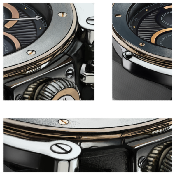 industrial design，Hand drawn，design sketch，Wrist watch，