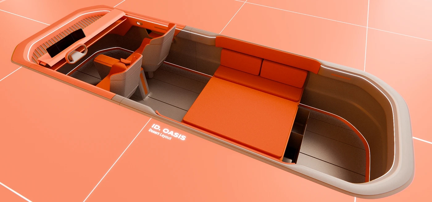 automobile，vehicle，VW ID.OASIS，public，