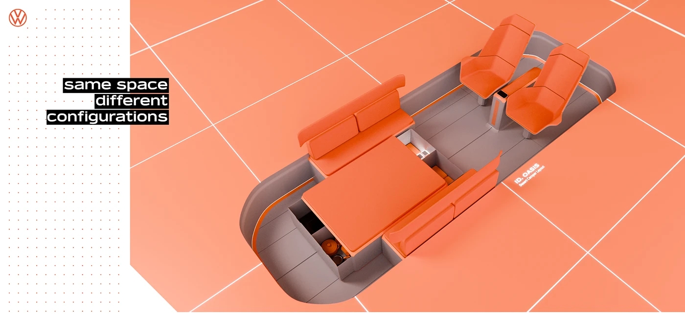 automobile，vehicle，VW ID.OASIS，public，