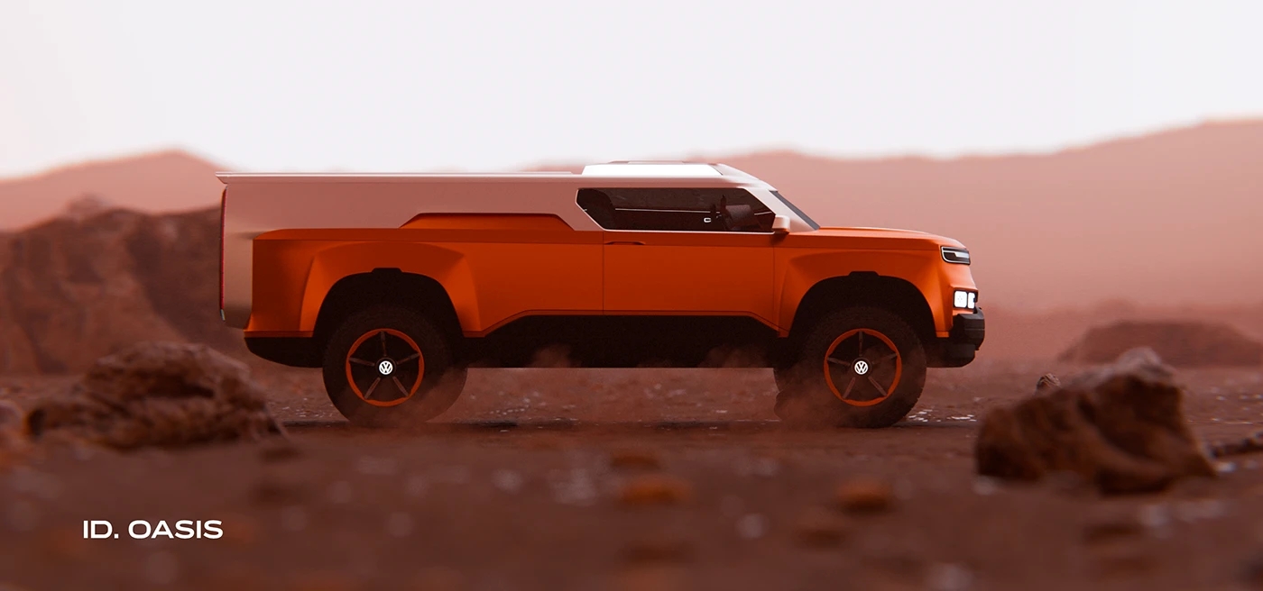 automobile，vehicle，VW ID.OASIS，public，