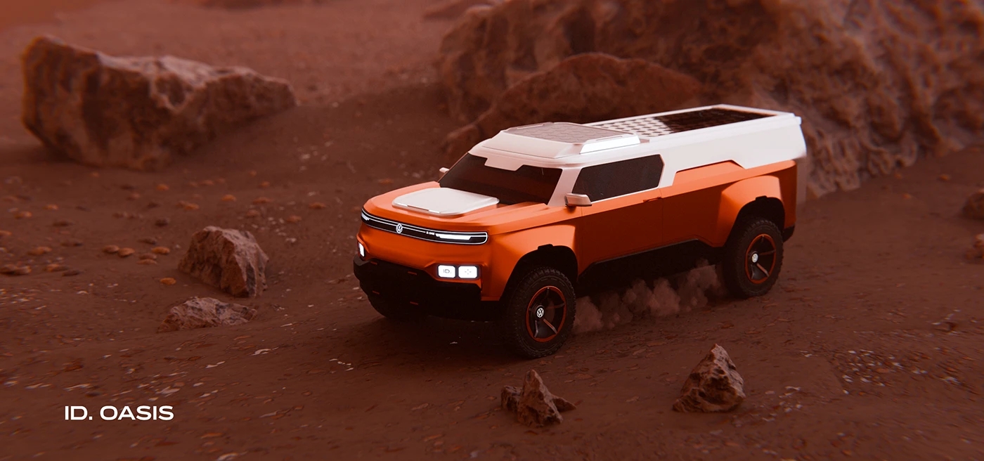 automobile，vehicle，VW ID.OASIS，public，
