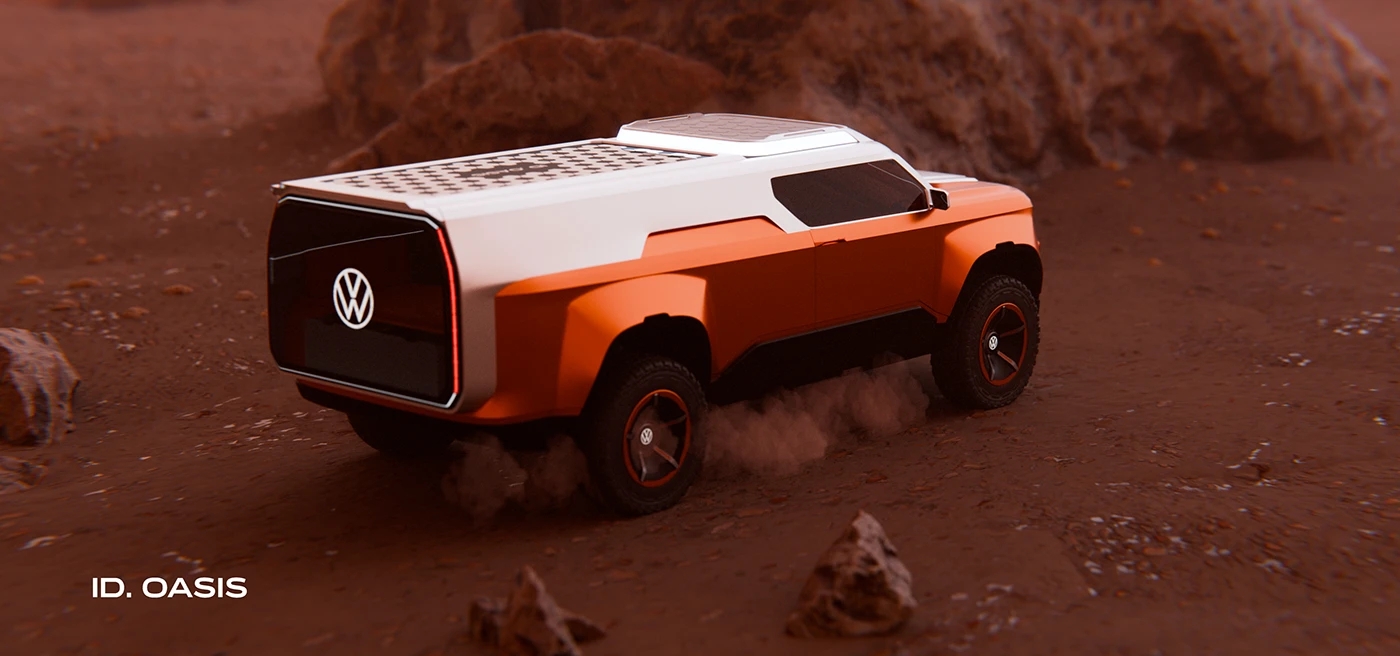 automobile，vehicle，VW ID.OASIS，public，