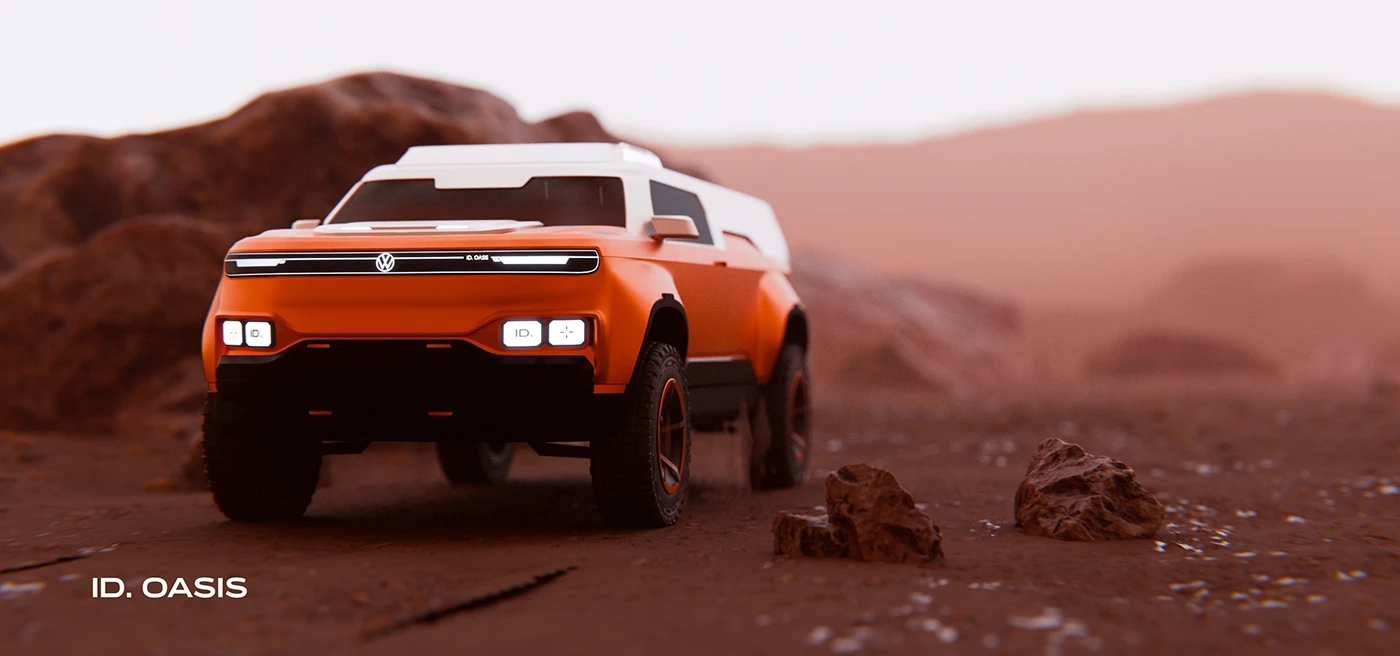 automobile，vehicle，VW ID.OASIS，public，