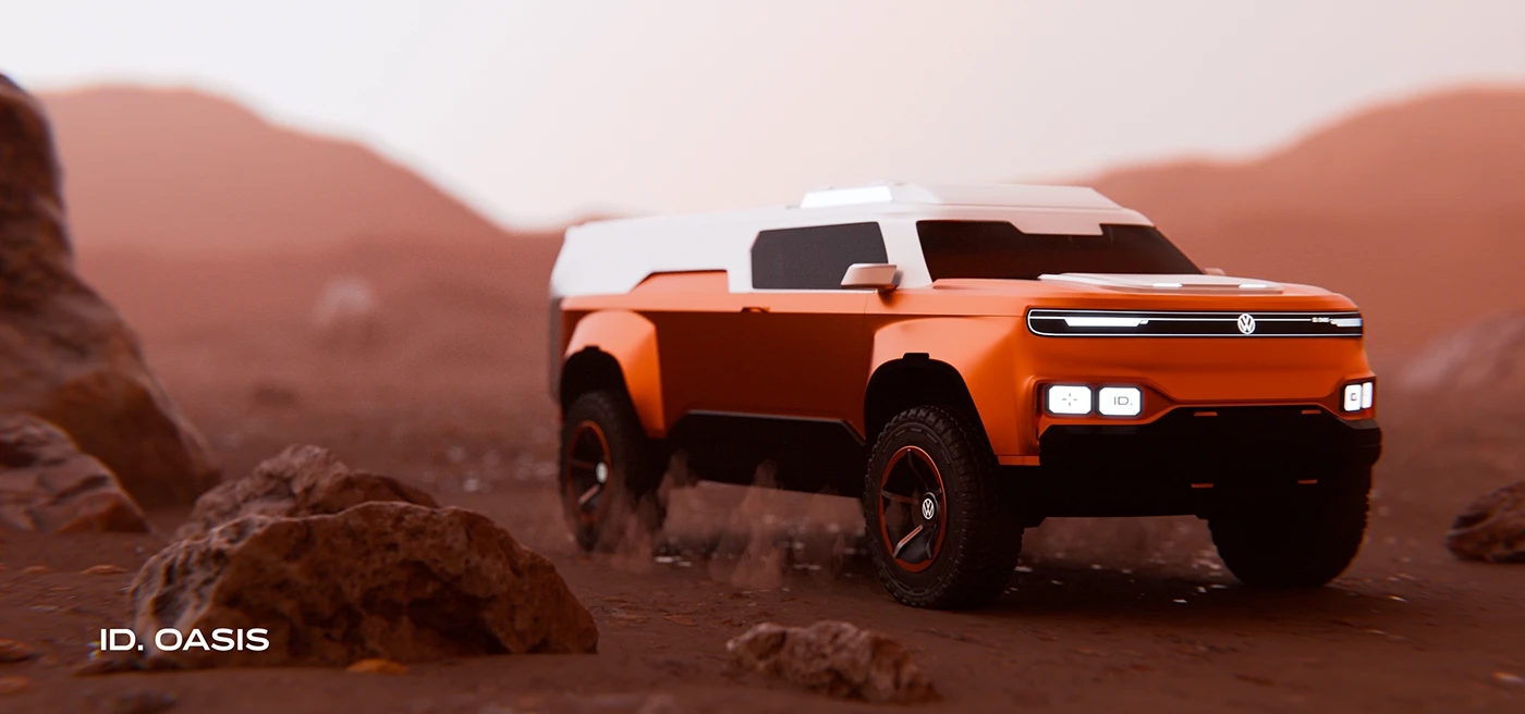 automobile，vehicle，VW ID.OASIS，public，