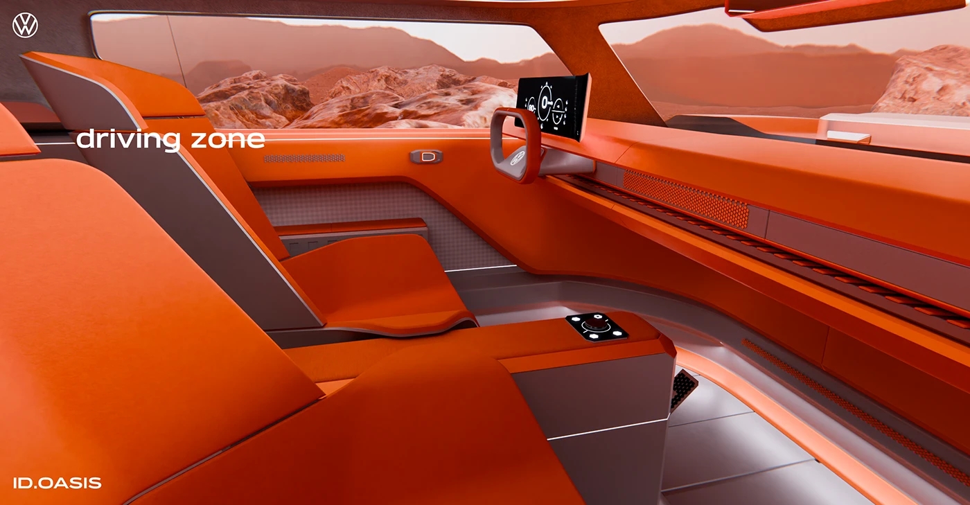 automobile，vehicle，VW ID.OASIS，public，