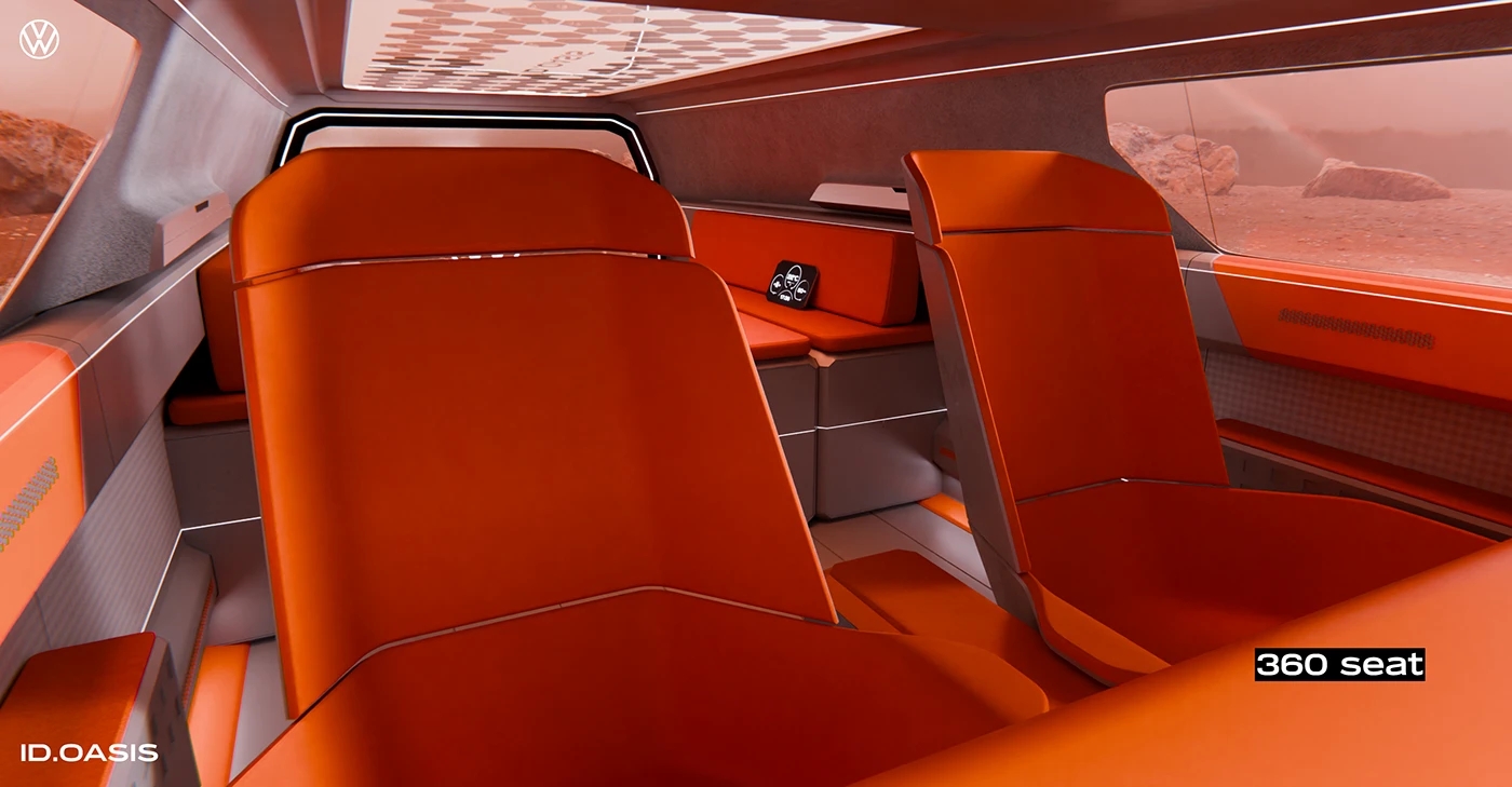 automobile，vehicle，VW ID.OASIS，public，