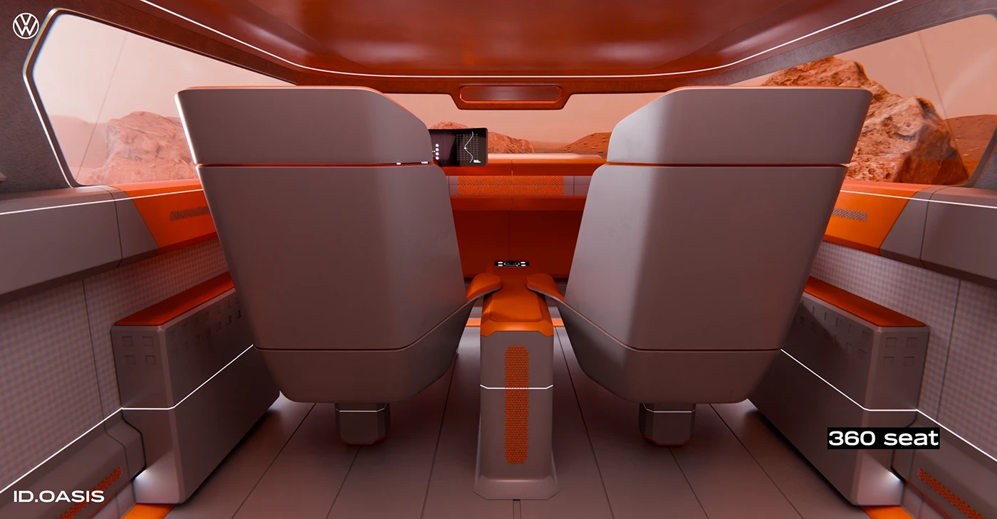 automobile，vehicle，VW ID.OASIS，public，